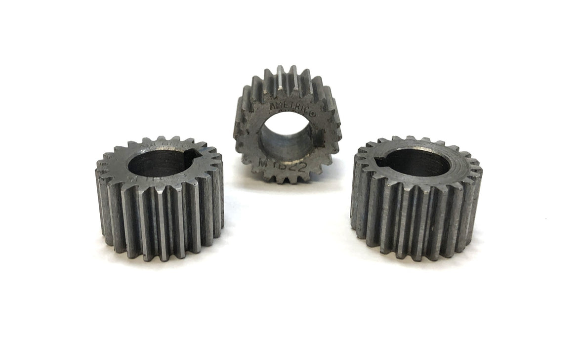 Ametric 22 Teeth Spur Gear With Keyway M1B22 [Lot of 3] NOS