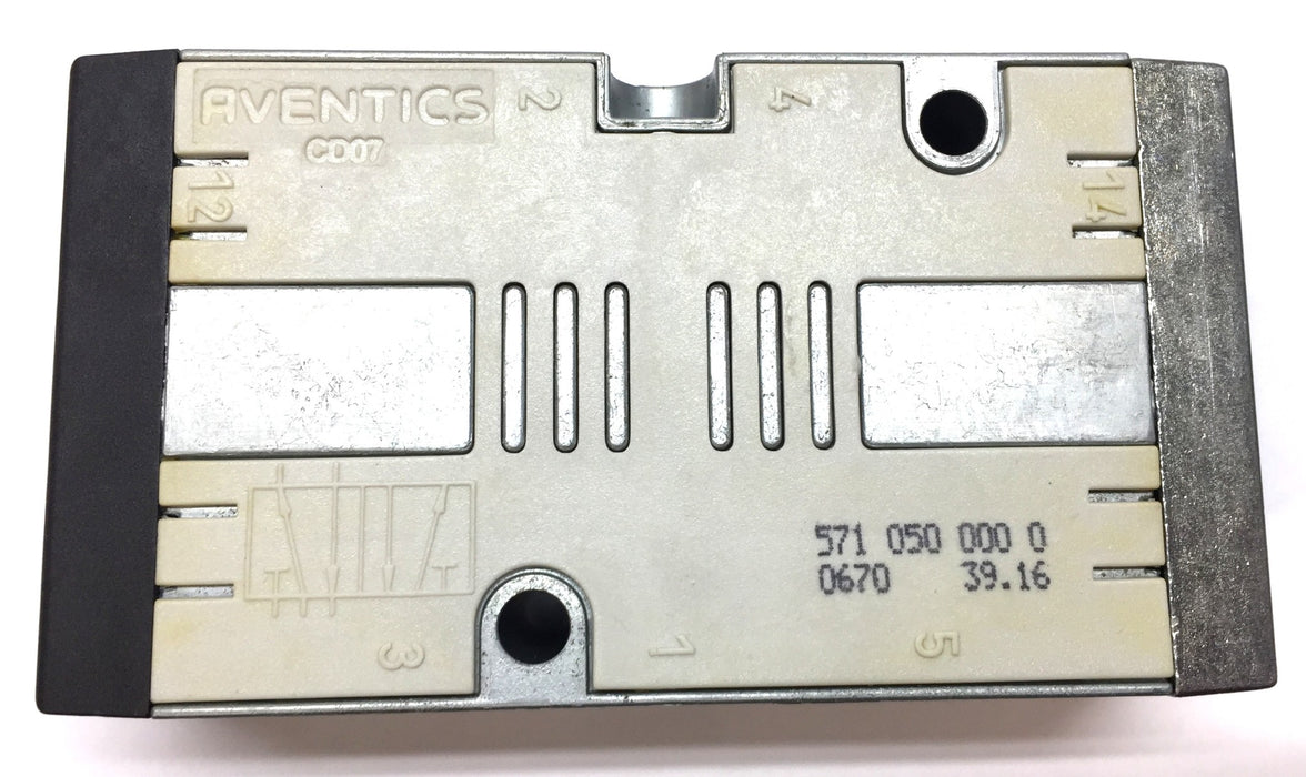 Aventics Pneumatic Valve 5710500000 (140-607) NOS