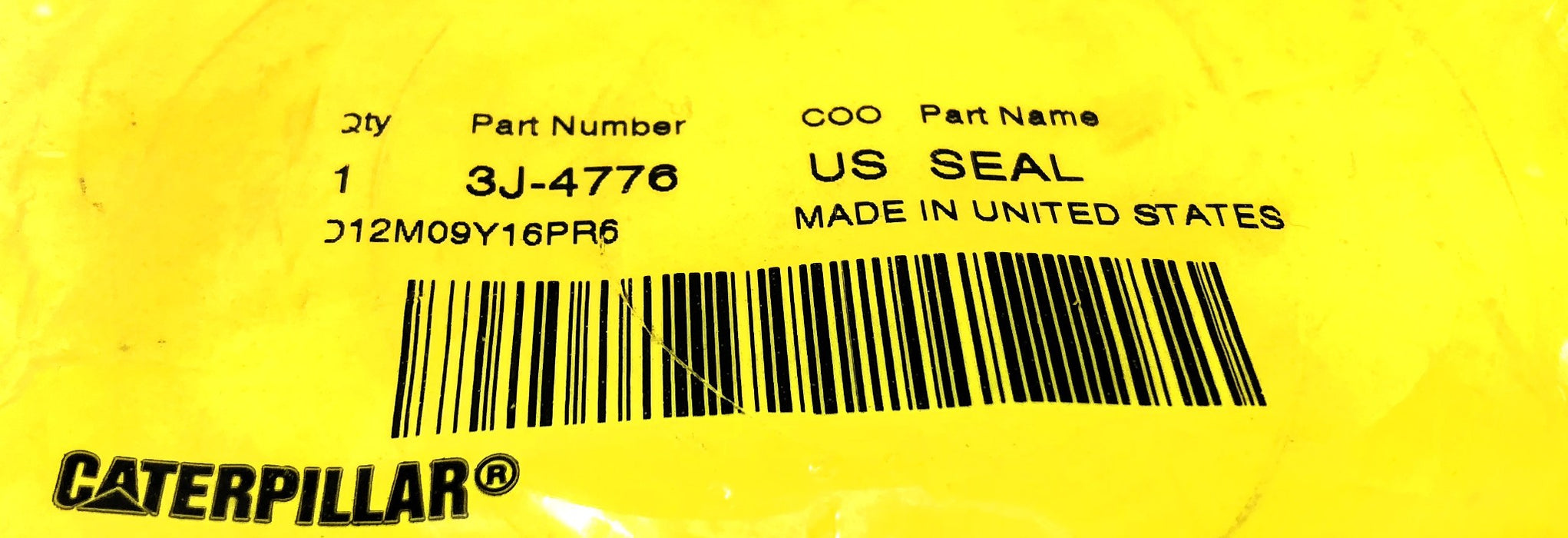 Caterpillar Seal 3J-4776 (3J4776) [Lot of 2] NOS