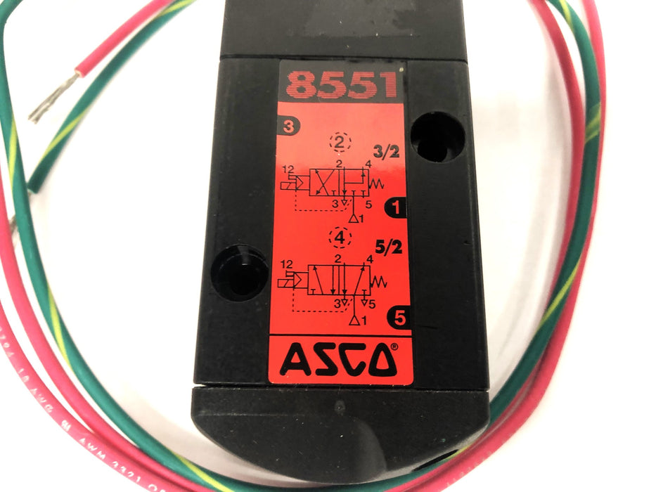 ASCO CATS 4B 120/60 3/4 Way NEMA 4 Solenoid WT8551A1MS NOS