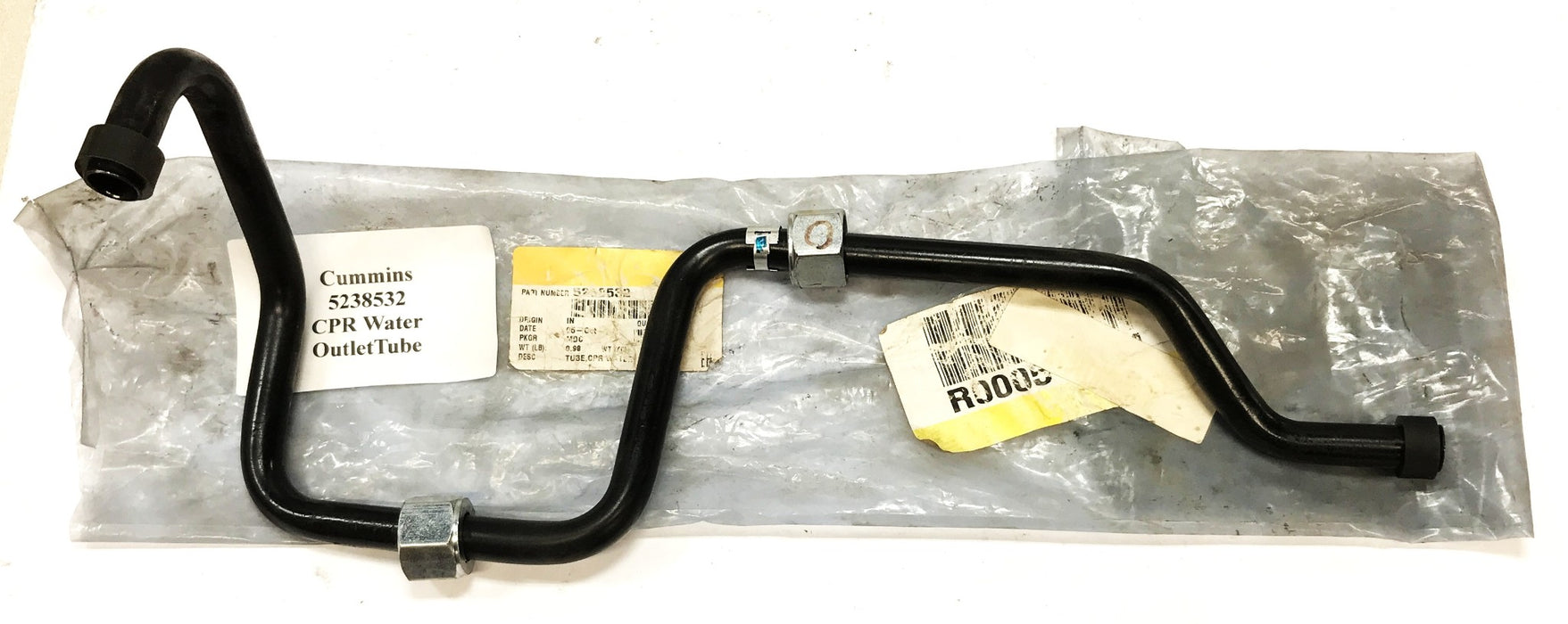 Cummins Compressor Water Outlet Tube 5238532 NOS
