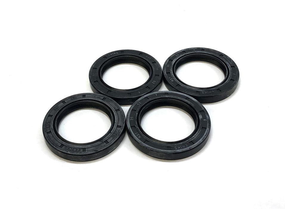 Metric Seal Low Pressure Double Lip Rubber Cover Oil Seal 35527TC [Lot of 4] NOS