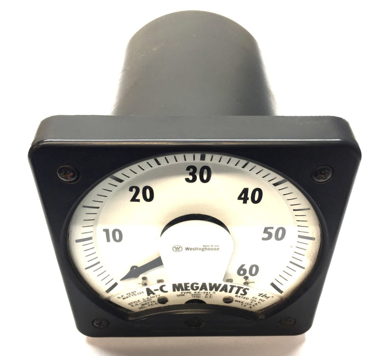 Westinghouse A-C Megawatts Panel Meter KP-241 USED
