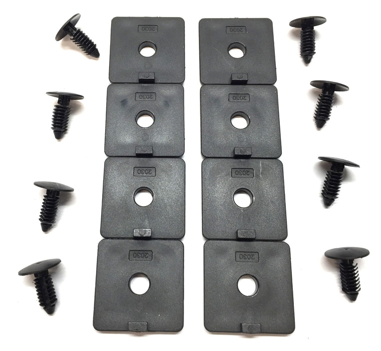 8020.net Plastic Flanged End Cap Plate Set (2pcs) 260-248-8030 [Lot of 8] NOS