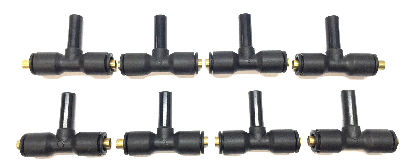 Legris Black Nylon Plug-in-Tee 8-5/16 [Lot of 8] NOS