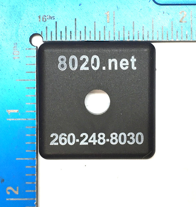 8020.net Plastic Flanged End Cap Plate Set (2pcs) 260-248-8030 [Lot of 8] NOS