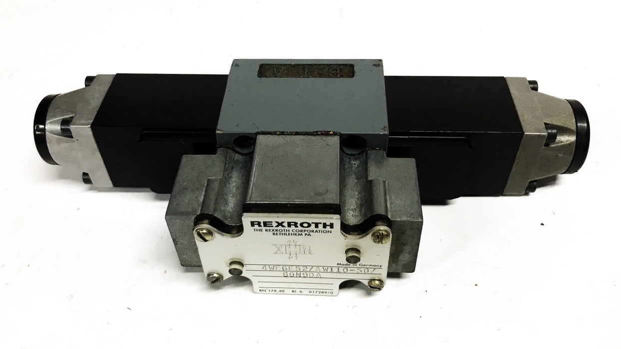 Rexroth Directional Solenoid Valve Assembly 4WE6E52/AW110-50/60N9DA USED