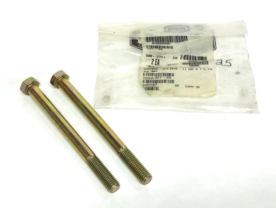 The Toro Company 5/8-11 NC x 7.5 HH Screw 327-25 [Lot of 2] NOS