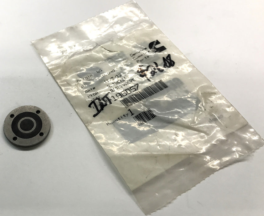 Cummins Disc Valve 196057 NOS
