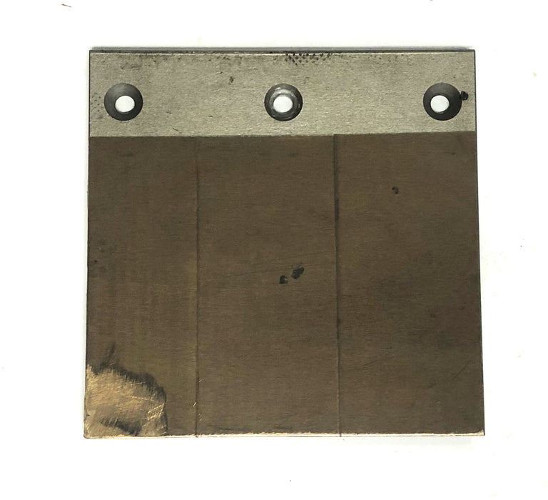 Unbranded 0.25 Inch Width Peel Plate 5.47X5.43 Inch OAL USED