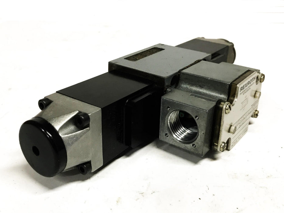 Rexroth Directional Solenoid Valve Assembly 4WE6E52/AW110-50/60N9DA USED