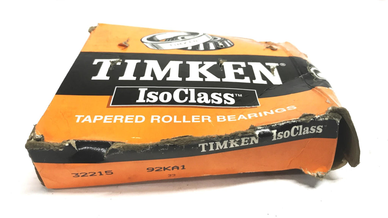 Timken Tapered Roller Bearing Cone and Cup 32215-92KA1 NOS