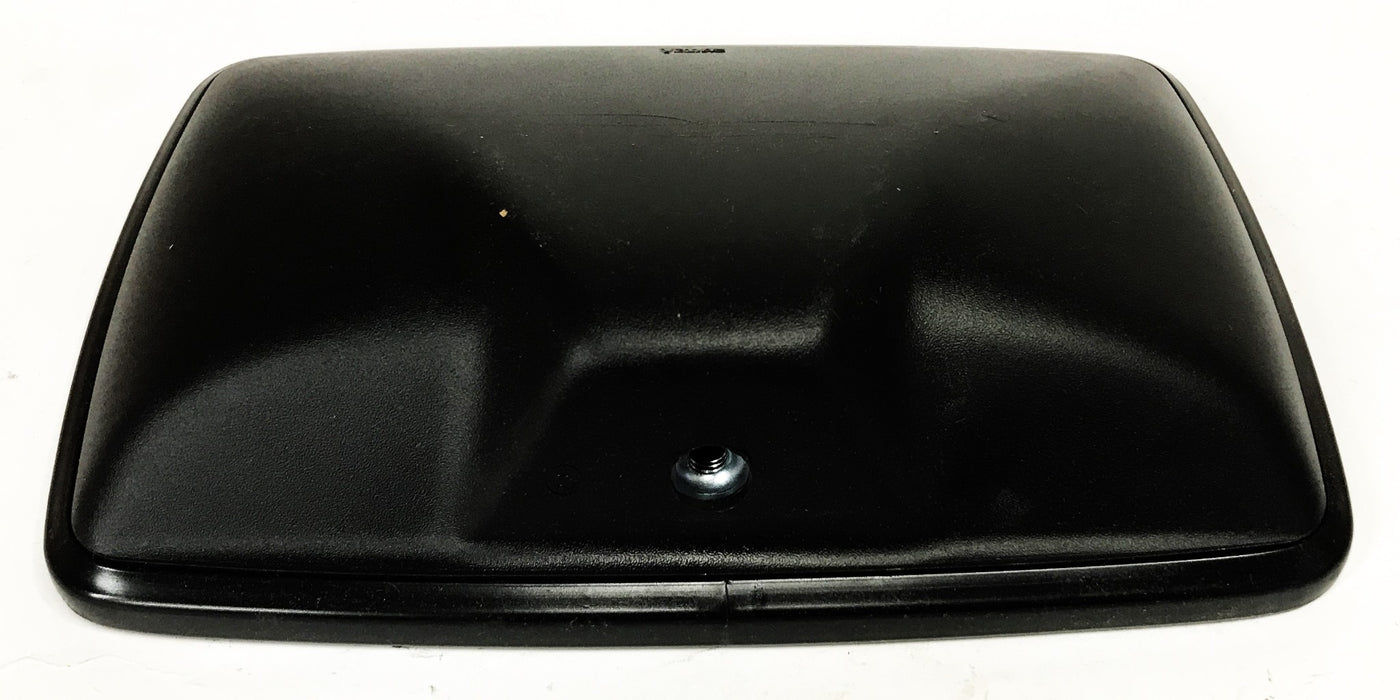 Velvac 6-1/2 inch X 10 inch Black Plastic Wide Angle Flat Mirror 704152-5 NOS