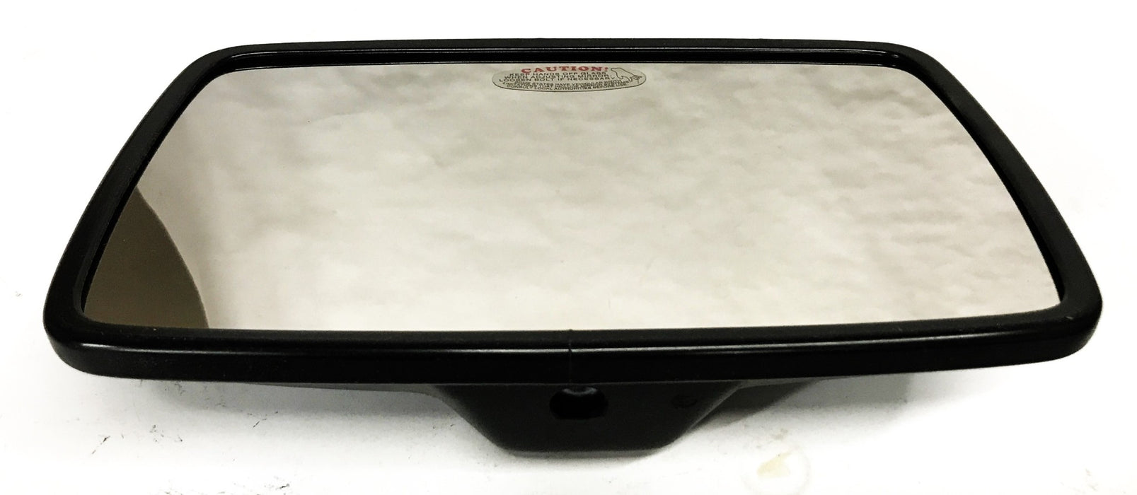 Velvac 6-1/2 inch X 10 inch Black Plastic Wide Angle Flat Mirror 704152-5 NOS