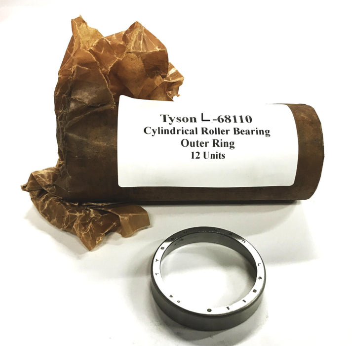 Tyson Tapered Roller Bearing Cup L68110 [Lot of 12] NOS