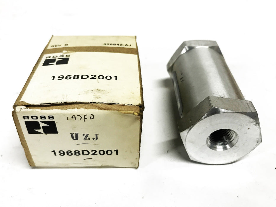 Ross Pneumatic Check Valve 1968C2001 NOS