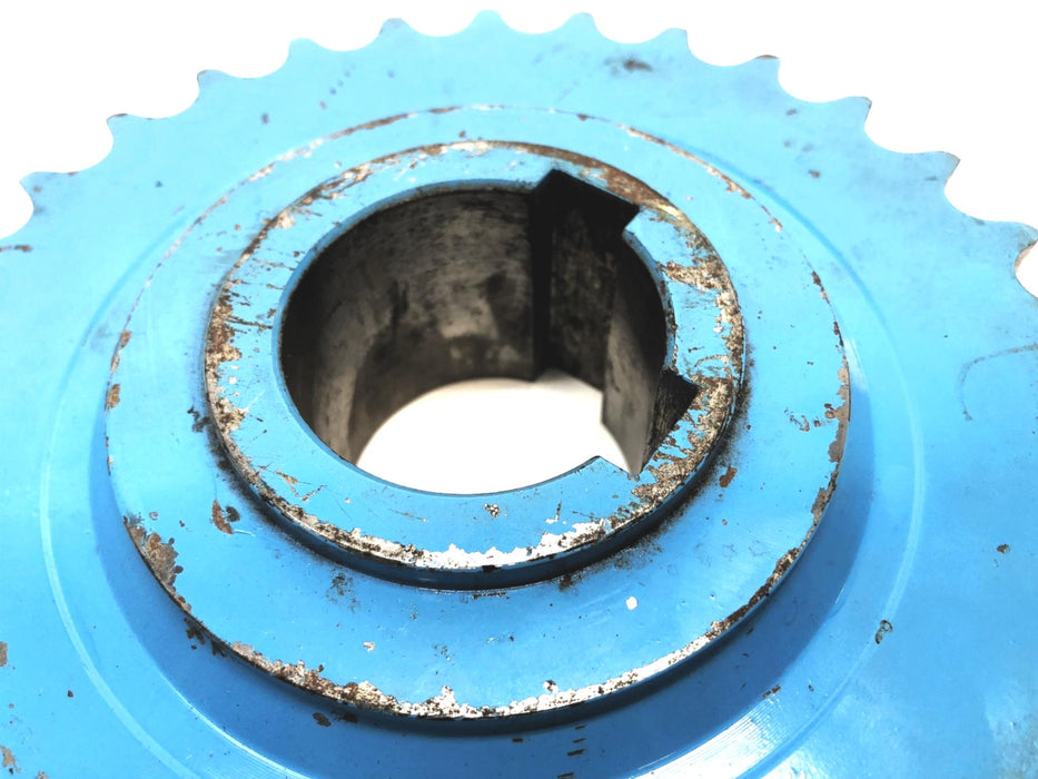 Unbranded 30 Tooth Double Row Double Keyway Sprocket RS60-30 USED