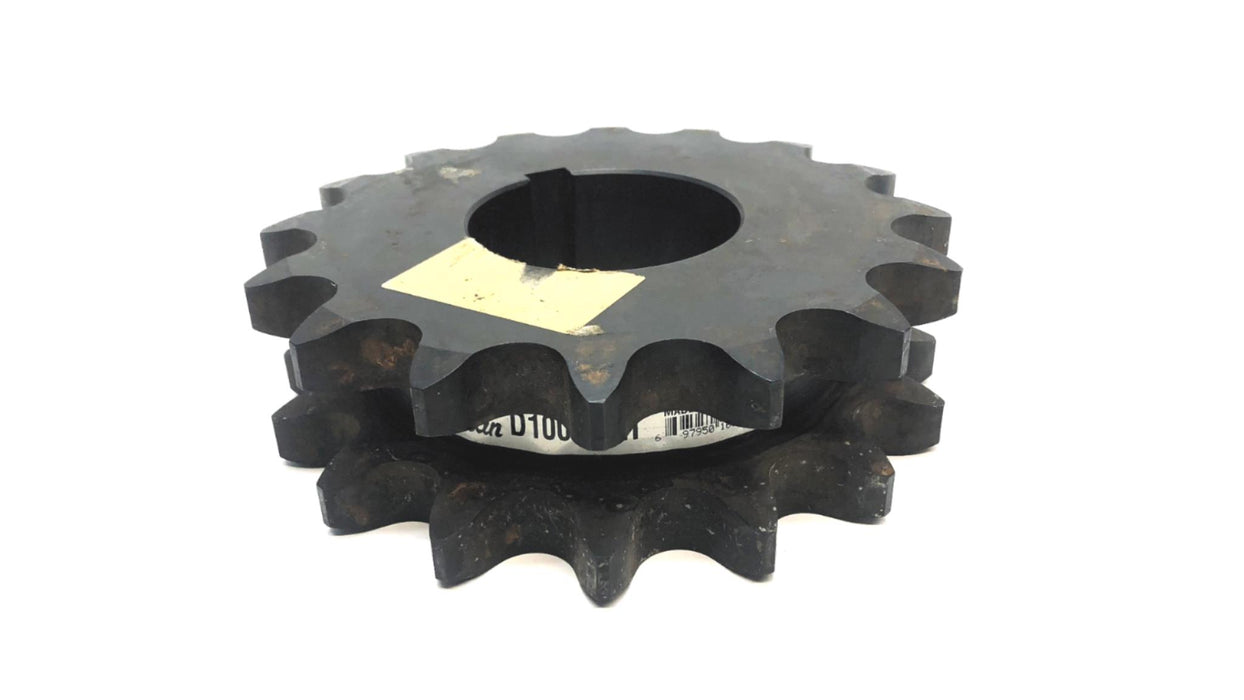 Martin 16 Teeth Double Row Keywayed Sprocket D100Q16H NOS
