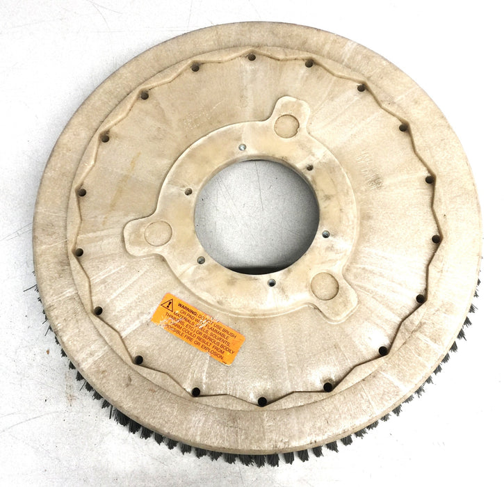 Malish 19" Circular Nylon Carpet Scrub Brush USED