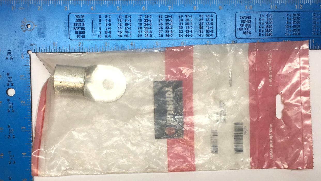Burndy Tin Plated Copper Lug Wire Range:300-350kcmi Stud Size: 3/8 30XT13 NOS