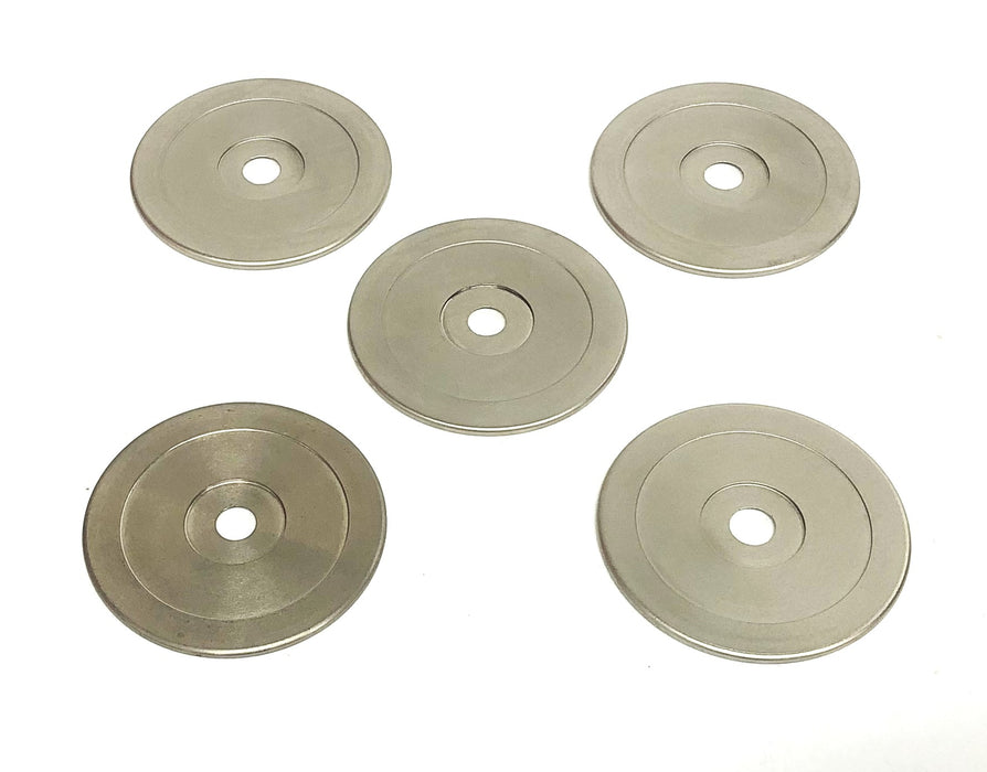 Unbranded 2.99 Inch OD 0.43 Inch ID Disc Plate .122 [Lot of 5] NOS