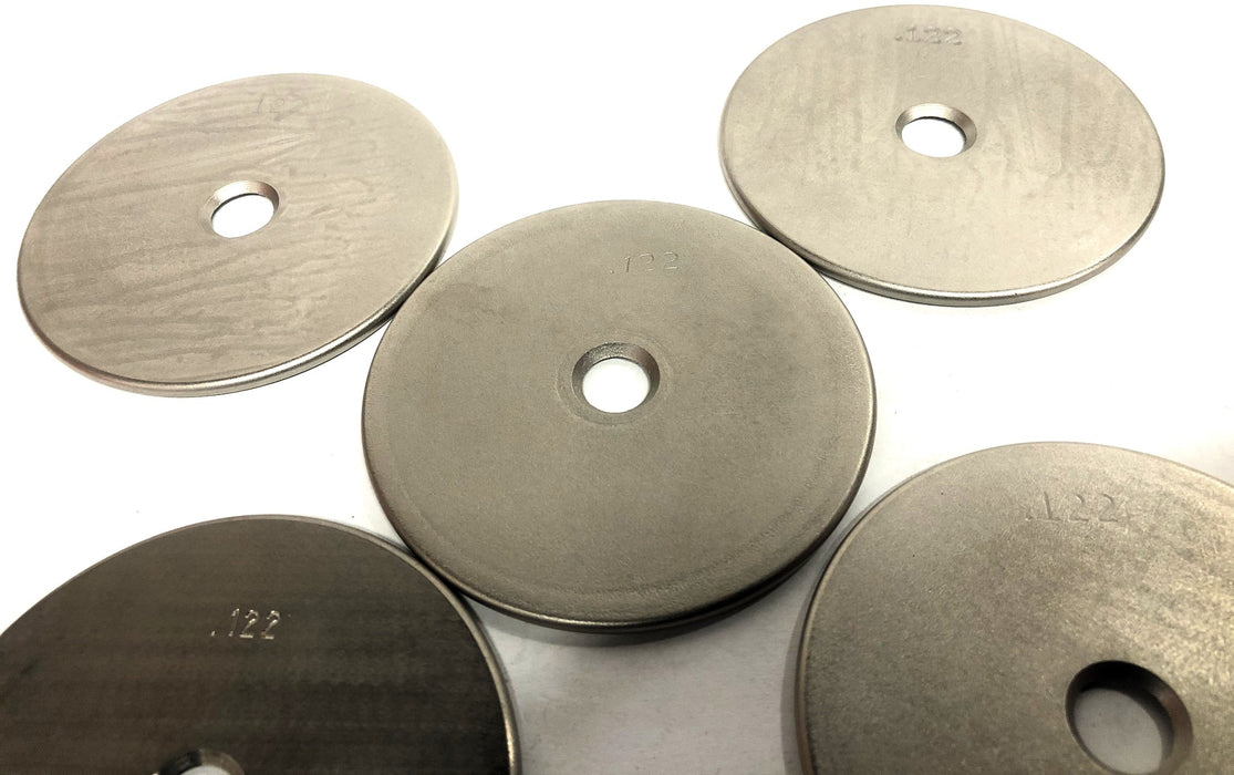 Unbranded 2.99 Inch OD 0.43 Inch ID Disc Plate .122 [Lot of 5] NOS