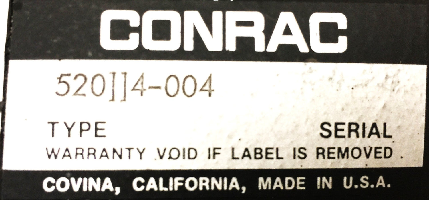 Conrac Cathode Ray Tube Monitor 520]]4-004 (507016-138-54-84) (520114004) NOS