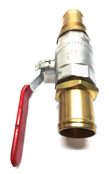 APM 1-1/4" Ball Valve with Brass Inlet/Outlet PN30 (10698044) USED