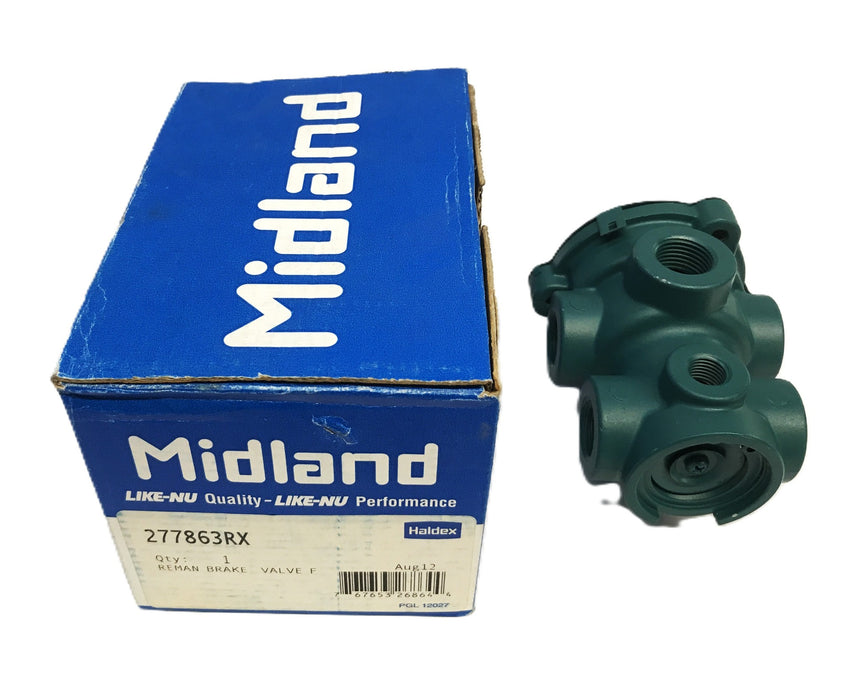 Midland (Haldex) Forklift Foot Brake Valve 277863RX REFURBISHED