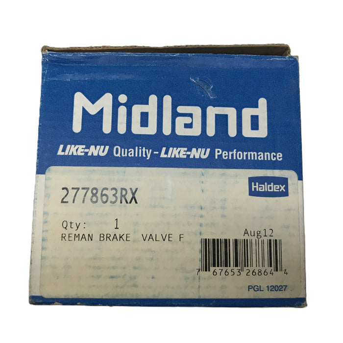 Midland (Haldex) Forklift Foot Brake Valve 277863RX REFURBISHED