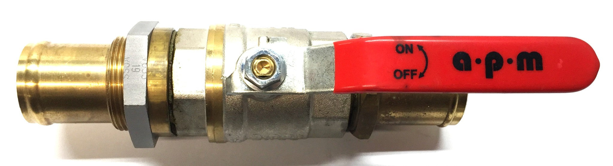 APM 1-1/4" Ball Valve with Brass Inlet/Outlet PN30 (10698044) NOS