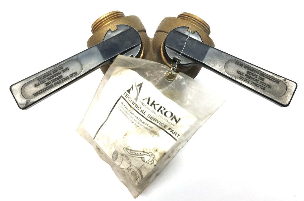 Akron Brass Leader Line Wye (Max: 250psi) Style 2681 NOS
