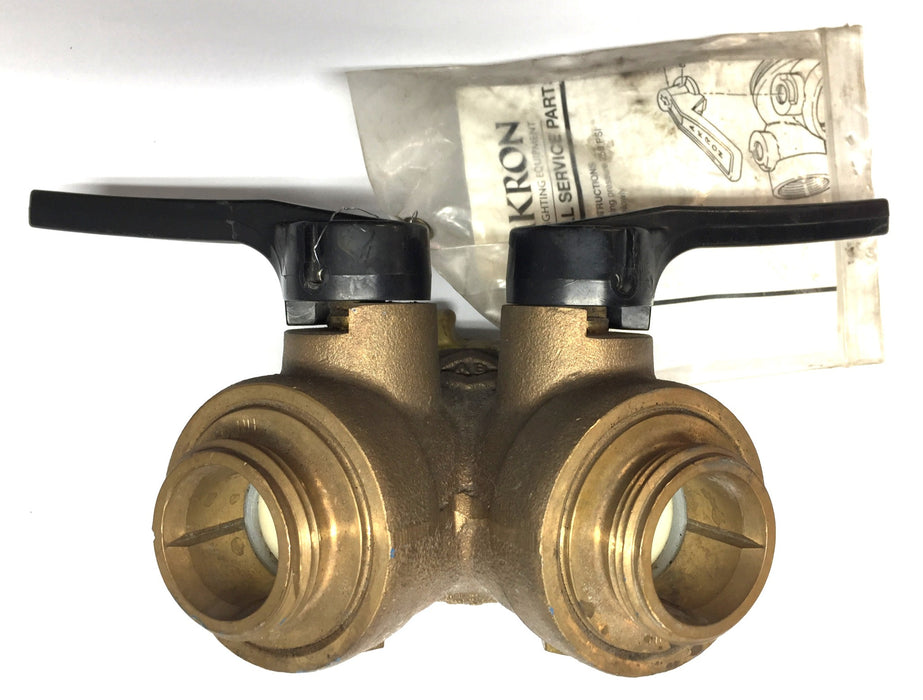 Akron Brass Leader Line Wye (Max: 250psi) Style 2681 NOS