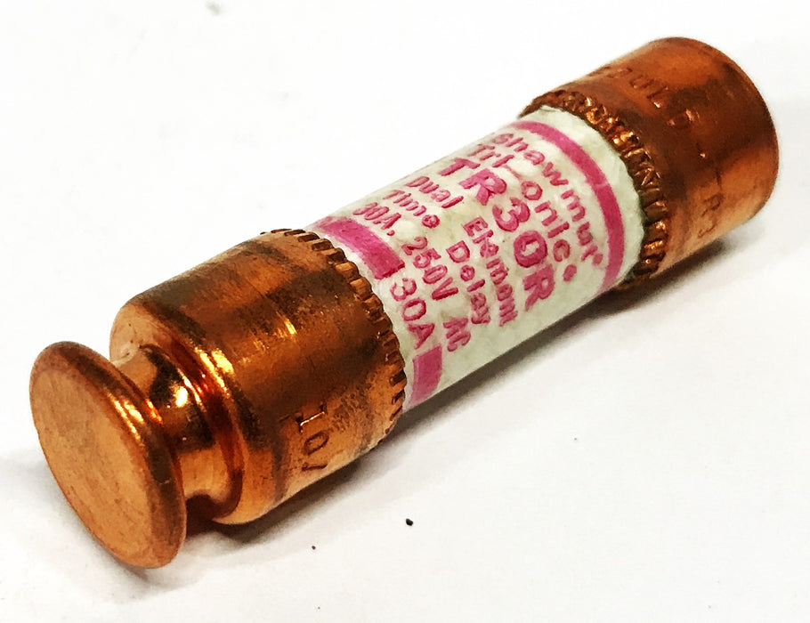 Gould Shawmut Tri-onic 30A 250VAC Class RK5 Fuse TR30R [Lot of 10] NOS