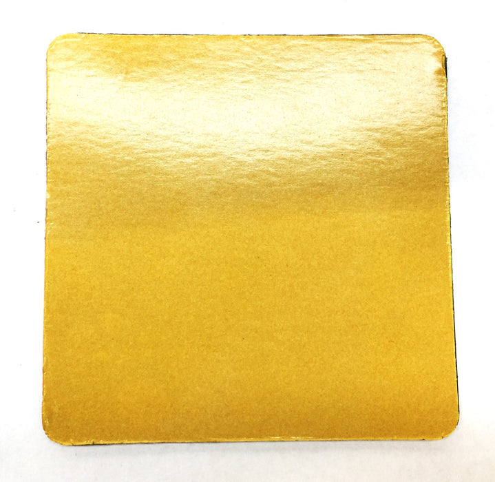 Unbranded 4"x4"x1/16" Single-Sided Adhesive Peel-Back Rubber Square [Lot of 5]