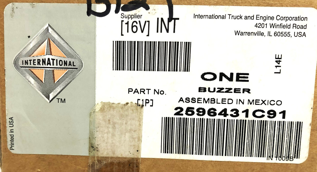 Navistar International Buzzer 2596431C91 NOS