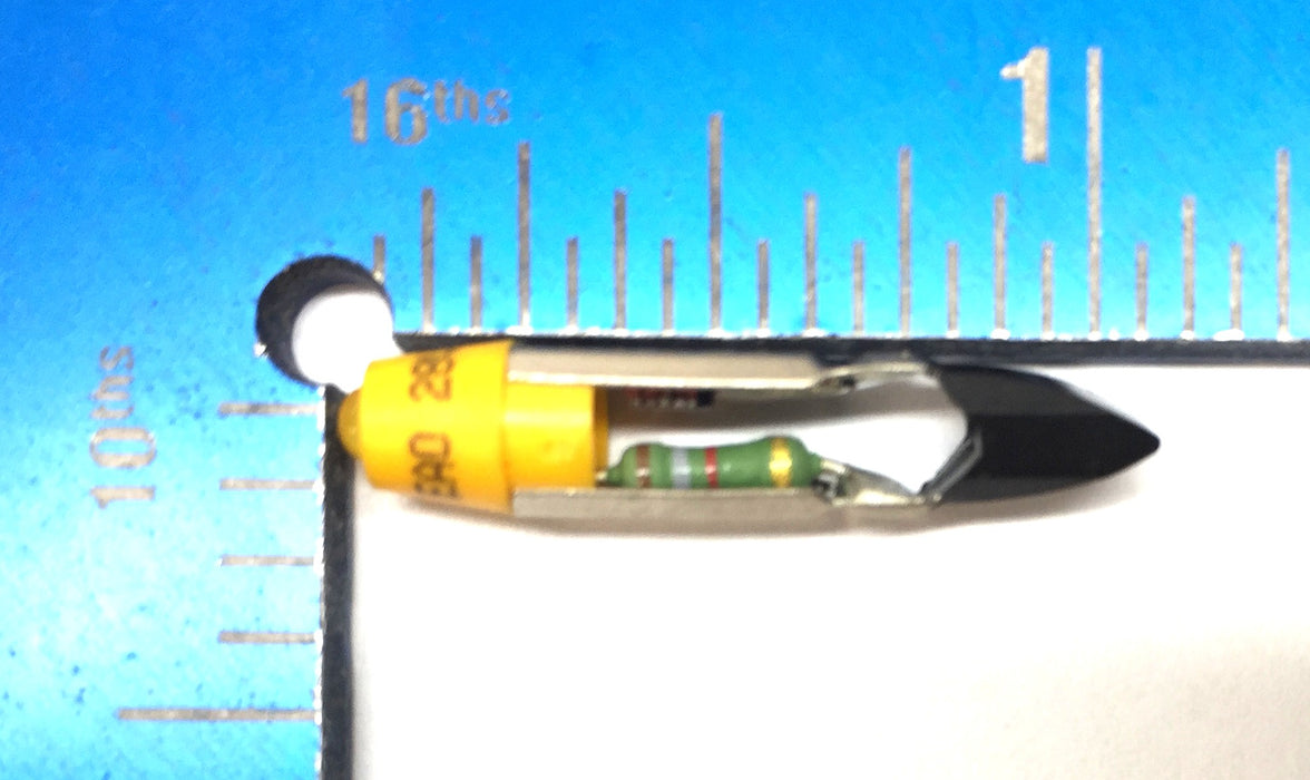 EAO 28VAC Single Yellow Indicator Light [Lot of 10] NOS