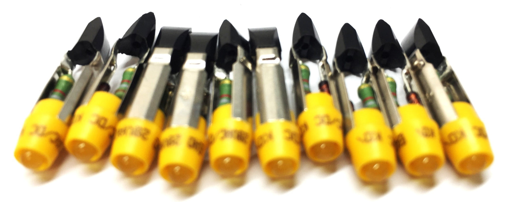 EAO 28VAC Single Yellow Indicator Light [Lot of 10] NOS