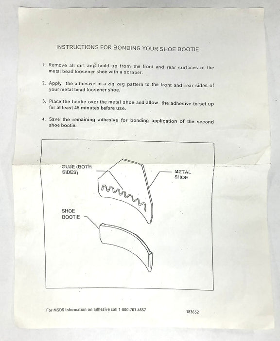 Coats Shoe Bootie Bonding Kit 183606 NOS