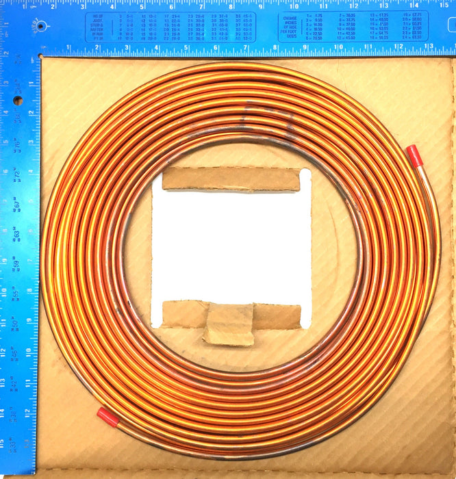 Reading 1/4” REF 50' Soft Copper Refrigeration Tubing 072199 NOS