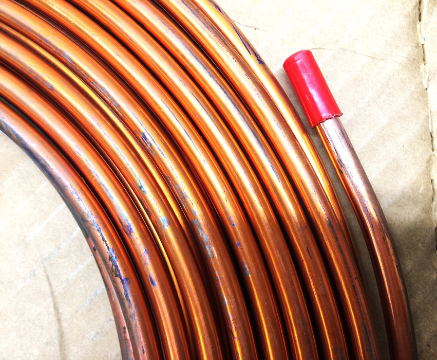 Reading 1/4” REF 50' Soft Copper Refrigeration Tubing 072199 NOS