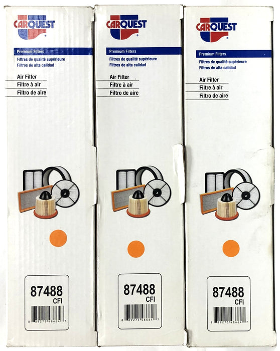 CarQuest Air Filter 87488 [Lot of 3] NOS
