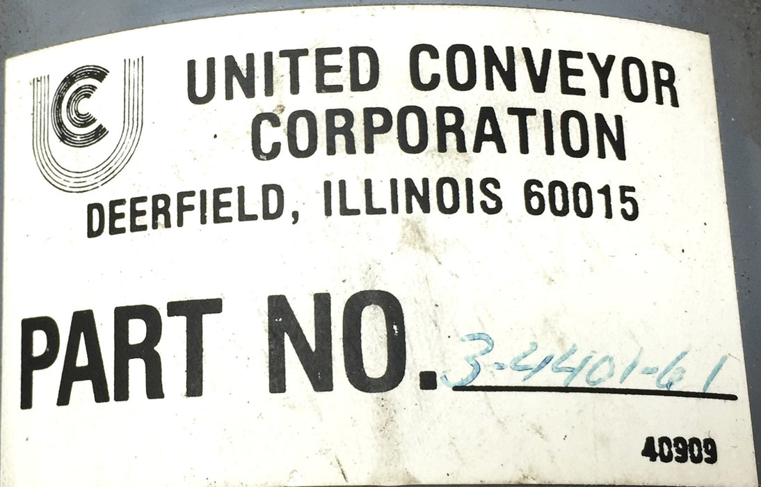 United Conveyor Corporation Pneumatic Cylinder 3-4401-61 (3040057766) NOS