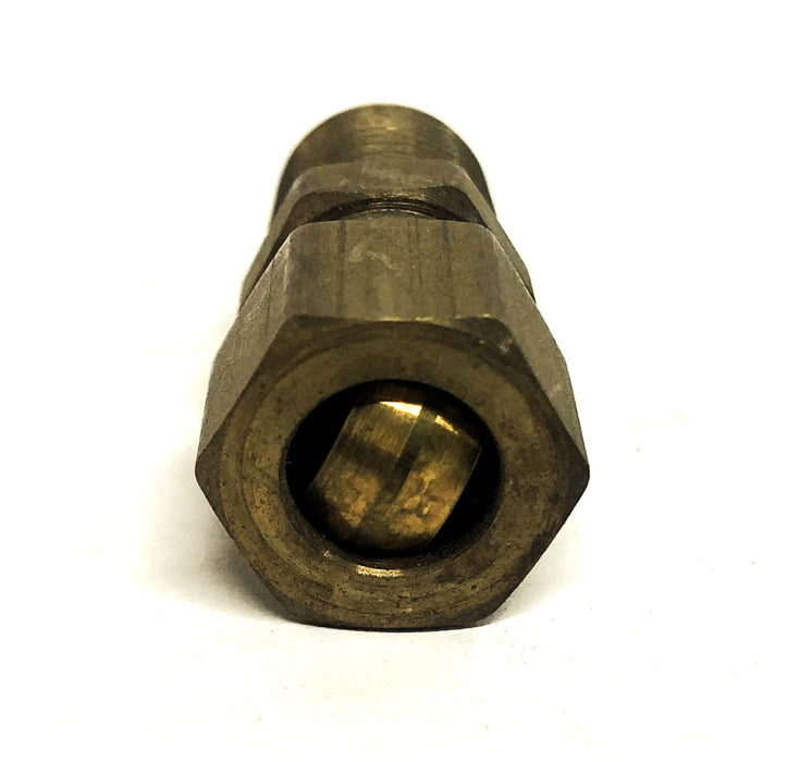 Unbranded Straight Tube Fitting 3/8 NPT [Lot of 4] NOS