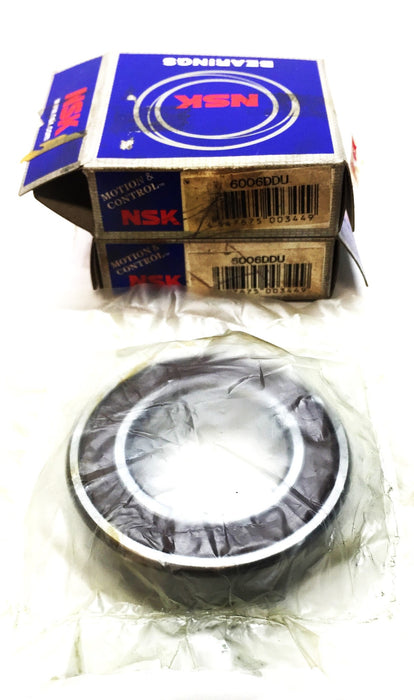 NSK Sealed Roller Bearing 6006DDU [Lot of 2] NOS