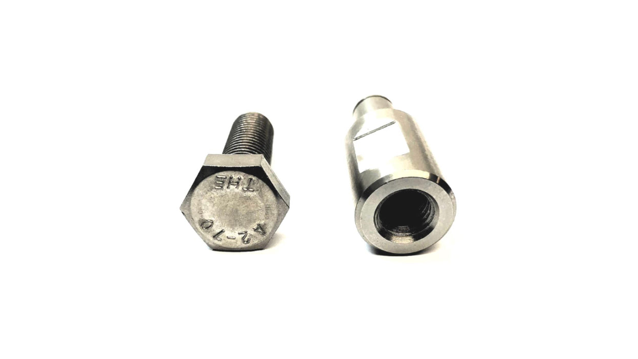 Unbranded M12-1.75 Hex Head Screw & Adapter Set NOS