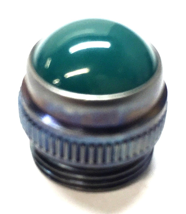 NFI Parts Green Lens Cap Panel Mount with Threaded Base 102990 [Lot of 5] NOS