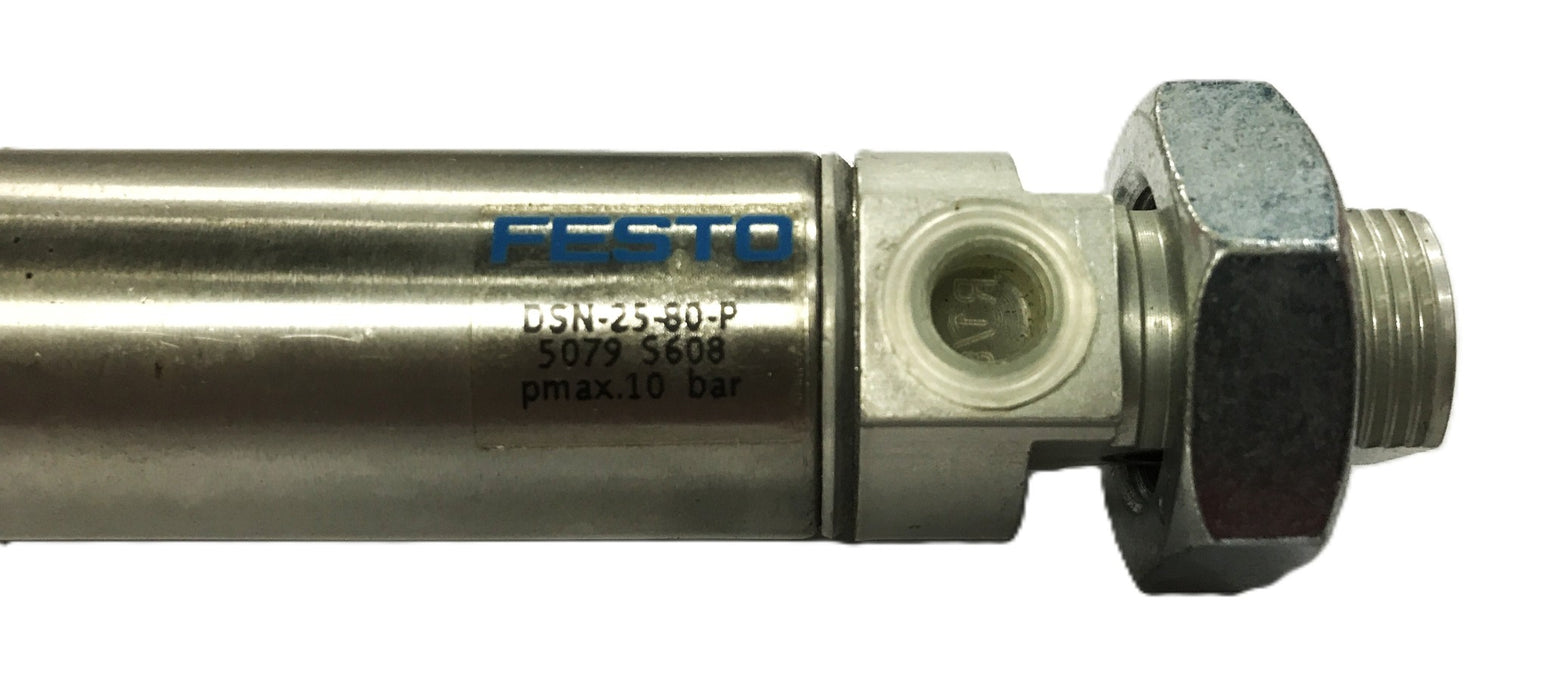 Festo Pneumatic Cylinder DSN-25-80-P (5079-S608) NOS