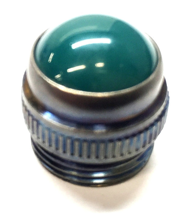 NFI Parts Green Lens Cap Panel Mount with Threaded Base 102990 [Lot of 5] NOS