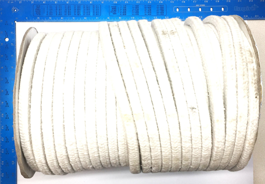 Four States Gasket and Rubber 1/2" x 260' Square Ceramic Rope 5330206086 NOS